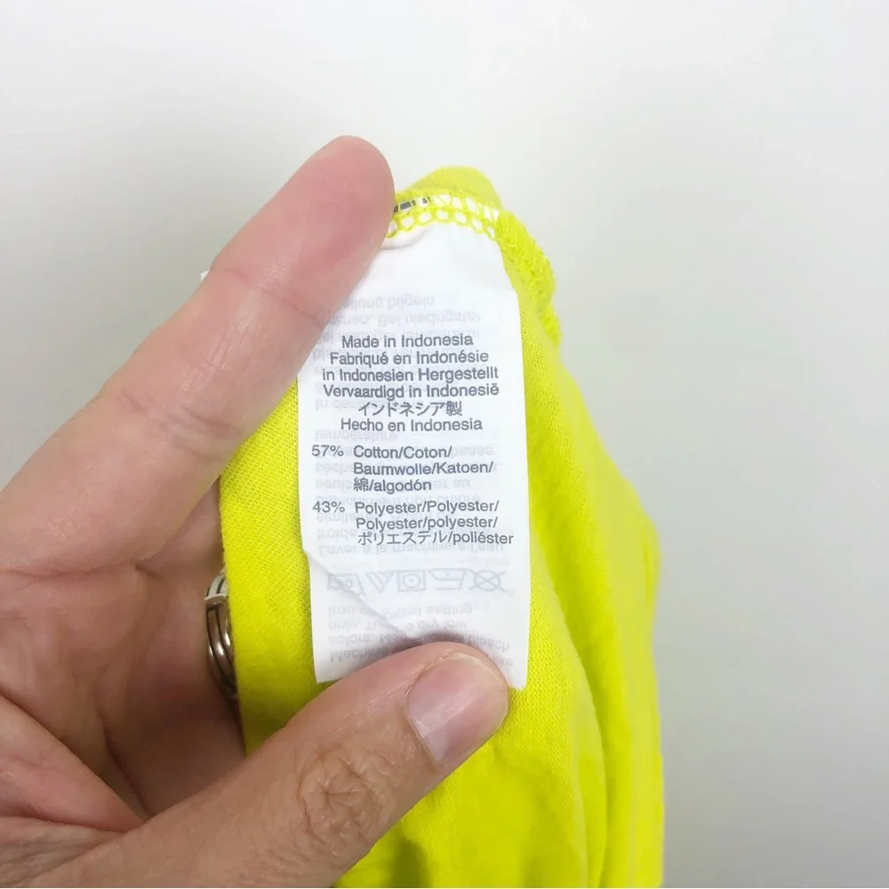J. Crew Yellow Tie Bank Tank Top Size M - Picture 9 of 12